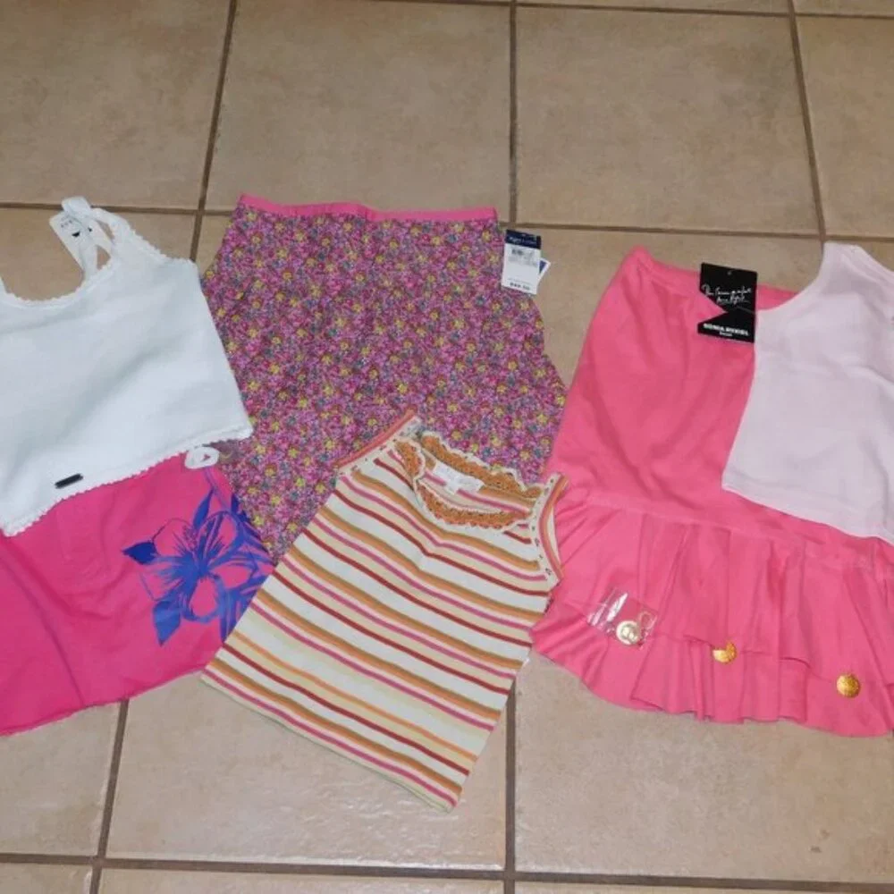 6 Skirts Tops RALPH LAUREN Rykiel LUCKY BRAND Isabel Garreton TRISH SCULLY 5 6